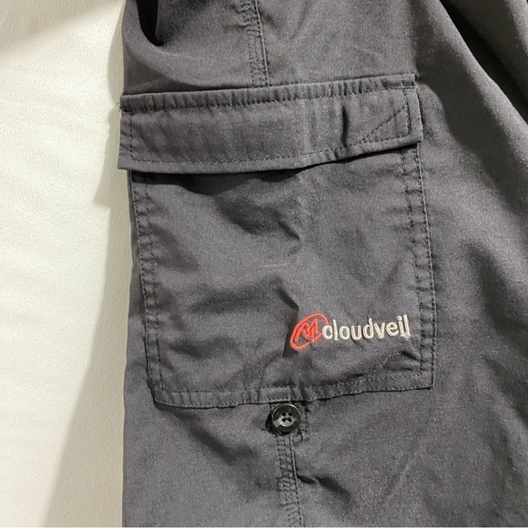 Cloudveil athletic Gorpcore hiking grey/ pink accent shorts women’s 2XL - Picture 6 of 14